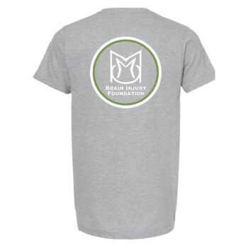 Grey Crewneck Tee (Graphic Front & Back Design) - Image 2